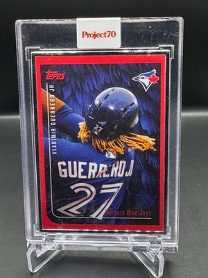 2021 TOPPS PROJECT 70!  VLADIMIR GUERRERO JR!  ARTIST PROOF!  #/51! SILVER FRAME