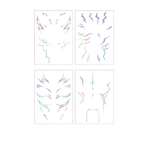 K-Pop Demon Hunters Temporary Tattoos Rumi Jinu Anime Cosplay Prop DIY Stickers - Picture 16 of 23