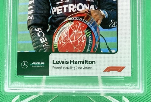 2020 Topps Now #6 Lewis Hamilton Formula 1 PSA 10 - Picture 4 of 5