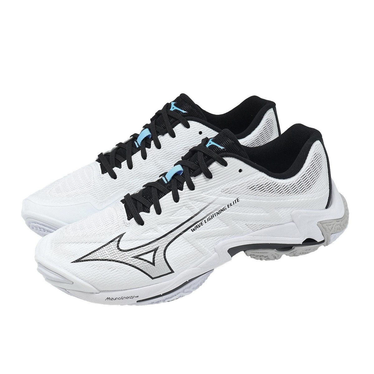 Mizuno Wave Lightning Elite Wide White Black Men Unisex Volleyball