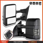 Manual Tow Mirrors w/ Smoke Turn Signal For 2003-2007 Ford F250/F350/F450/F550