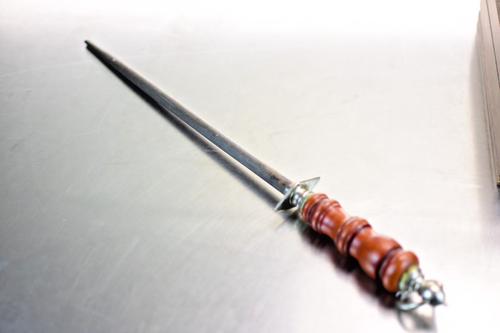 Afilador de acero vintage F.Dick Arrow (17 pulgadas) hecho en Alemania - Imagen 1 de 4