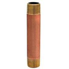 Legend Valve 1/2" x 5" No Lead Nipple in Red Brass - 311-068