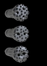 6" Down TheHole DTH Hammer Bit with Concave Face w/ Dome 18 buttons ,8 splines