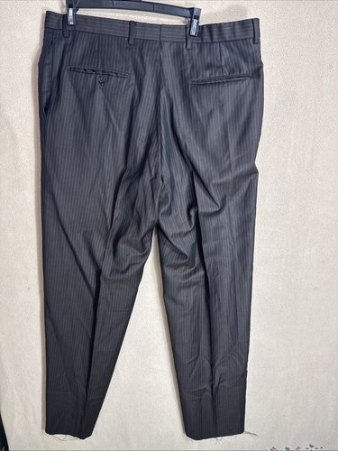 @@@ Austin Reed Brown Chalk Pencil Striped 2 Button Suit 44L 36xUNhemmed - Picture 17 of 19