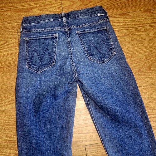 Mother Looker Ankle Fray Jeans Mädchen Crush Größe 27 mittelblaue Waschung gebraucht, in einwandfreiem Zustand  - Bild 22 von 23