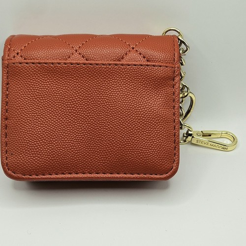 Steve Madden Brown-Red Gold Keychain Wallet! - Picture 5 of 5