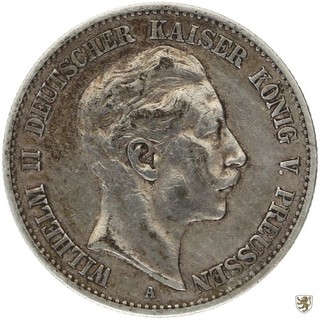 PREUSSEN 2 Mark 1898 A Wilhelm II. Jg. 104 sehr schön