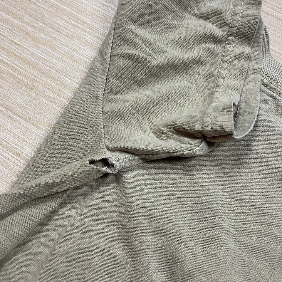 Camiseta De Colección Ejército USMC Verde Oliva Desteñida Juvenil Niño Pequeño XS Yunque Años 90 Foto 4 de 4