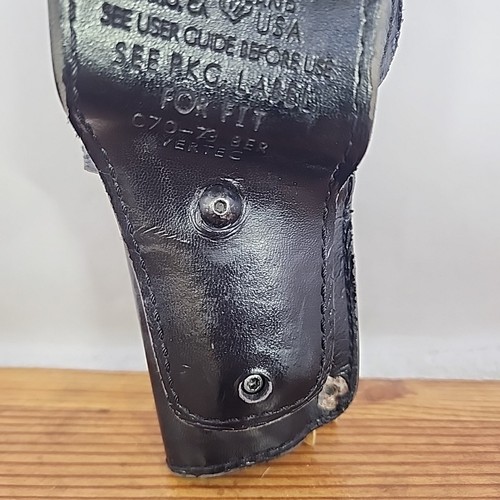 Police Trade-in SAFARILAND 070-73 BER VERTEC Beretta Basketweave Leather HOLSTER - Picture 4 of 16