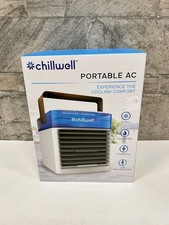 Chillwell AC Cordless USB Rechargeable Portable Air Conditioner NEW COMPLETE 