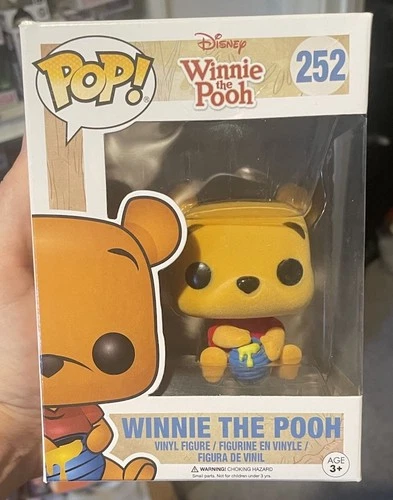 Funko POP! Disney Winnie The Pooh  #252 Hot Topic Flocked Missing Sticker