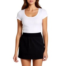 Member's Mark Black Stretch Skort M NWT