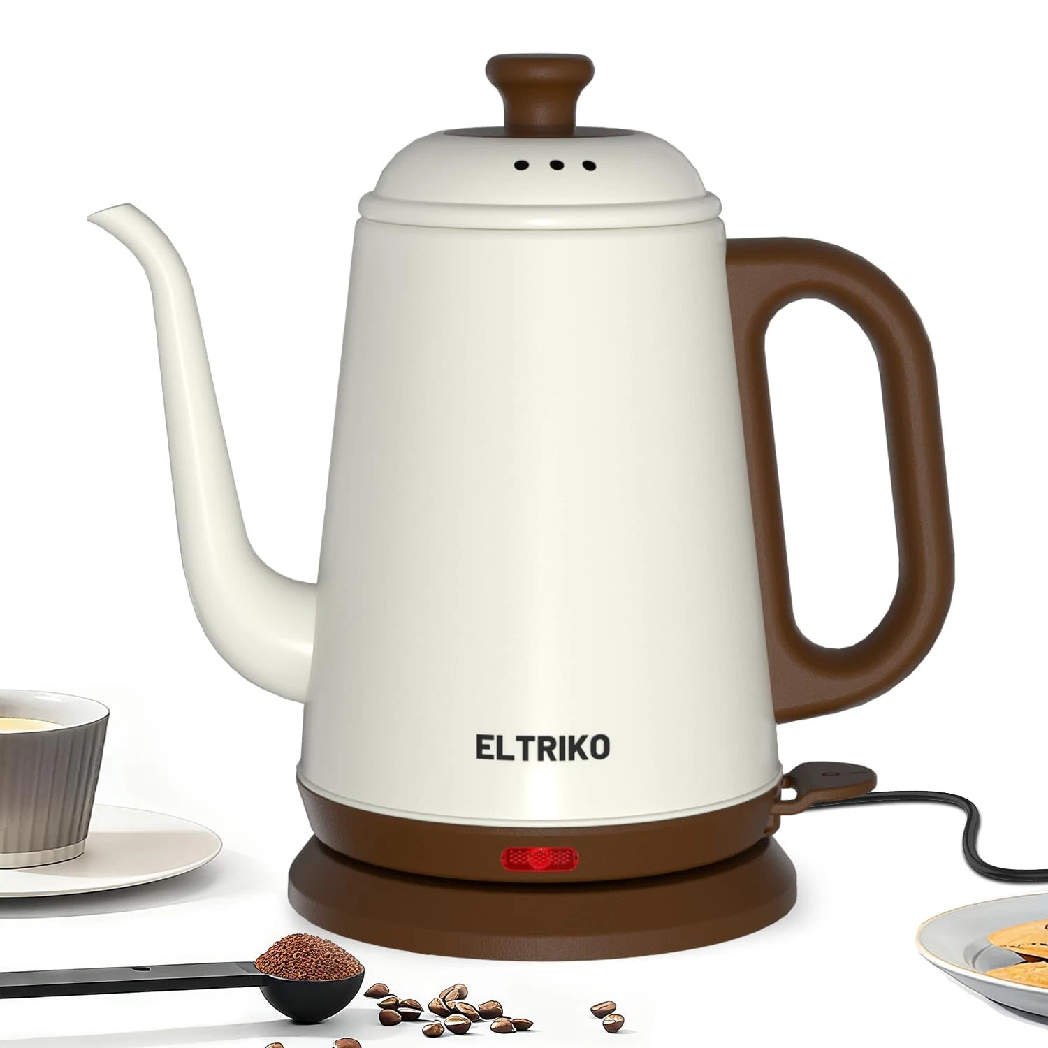 ELTRIKO Gooseneck Electric Kettle, 1L Water Boiler, Pour Over Coffee & Tea, 1...
