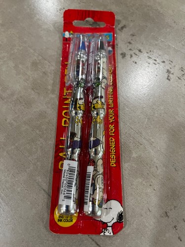 Peanuts Gang Black & Blue Ball Point Pens...New - Picture 4 of 4