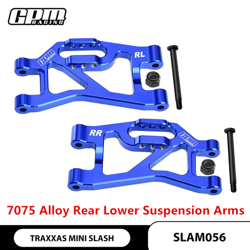 GPM CNC 7075 Alloy Rear Lower Suspension Arms For TRAXXAS Mini Slash 10830 US RC - Picture 2 of 7