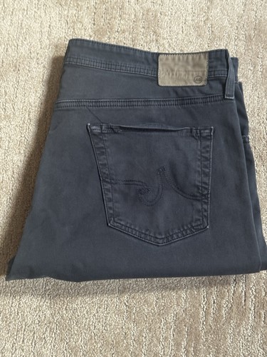 AG Designer Jeans Denim Blue EverettMid Rise Slim Straight Leg 38" X 34" Great - Picture 2 of 7