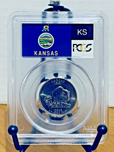 2005-D Washington Quarter Kansas PCGS MS67 Mint State 67 #08900572 - Picture 2 of 2
