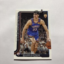 Brooks Barnhizer 2025-26 Topps Flagship Rookie #245 Oklahoma City Thunder Rc