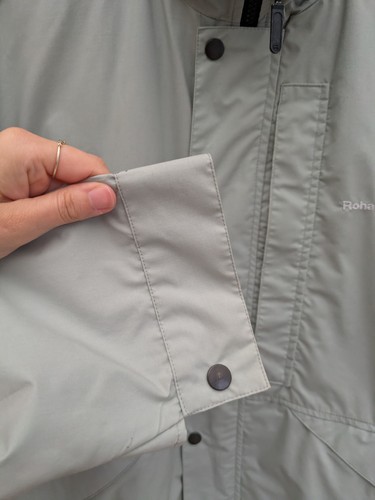 Rohan M/L Grey Avari Walking Coat Lightweight Waterproof Hiking Jacket - Picture 4 of 22