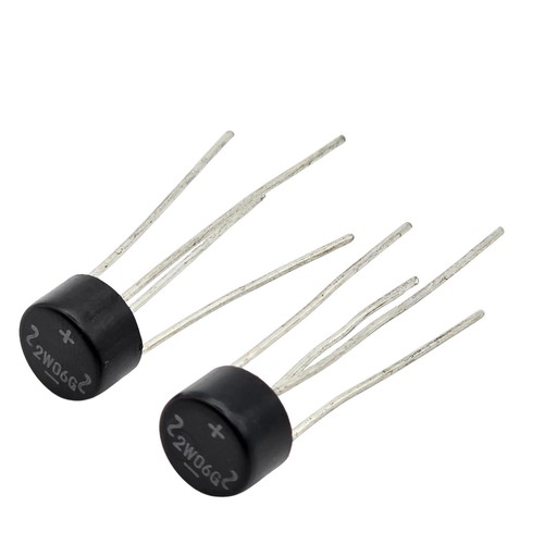 Rectificadores puente onda completa 2W06G 600V 2 Amp 2A 2 un. - Imagen 2 de 4