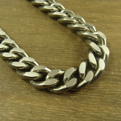 Pure Titanium 10mm thick anti-allergy Bracelet Hand Chain S snap hook XH900 - Picture 6 of 7