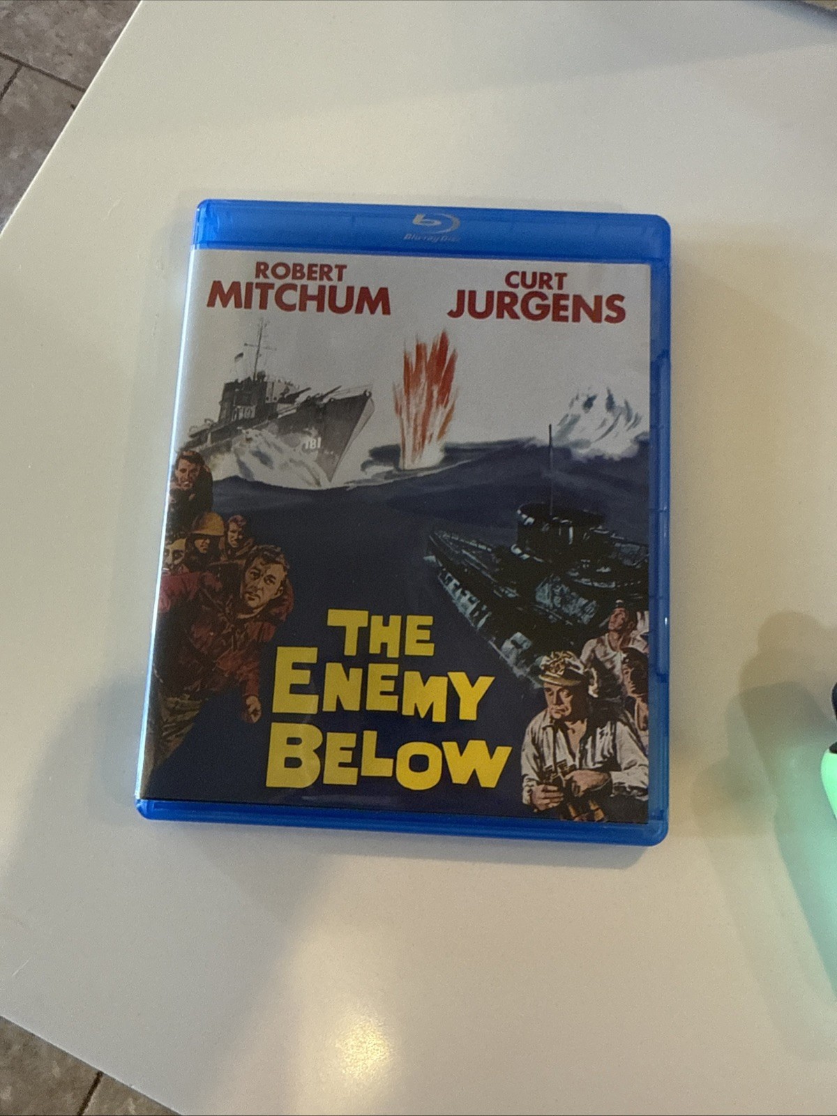 THE ENEMY BELOW (1957) Blu-ray KINO LORBER Robert Mitchum 