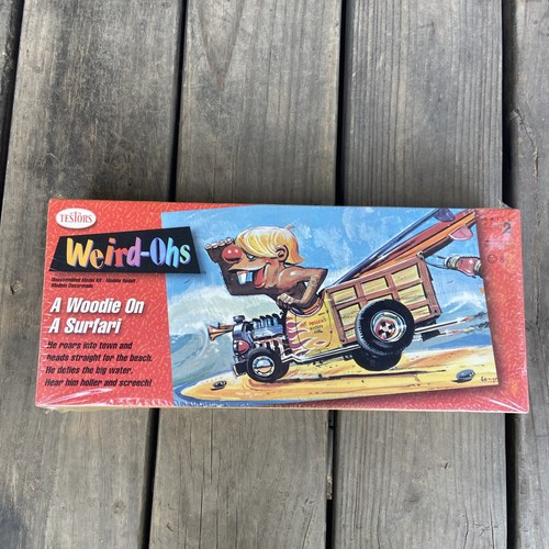 Weird-Ohs A Woodie On A Surfari Testors #740 Model Kit Neu Versiegelt 1994