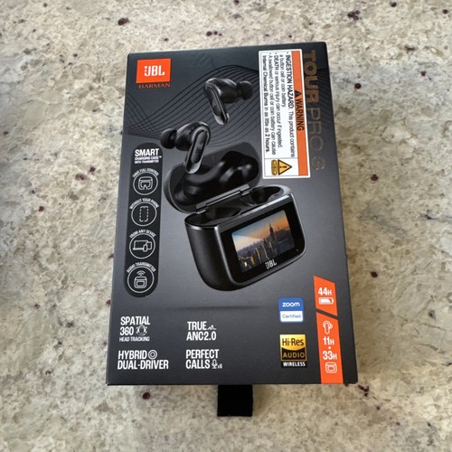 JBL Tour Pro 3 True Wireless Noise Cancelling Earbuds Black Headphones Headset