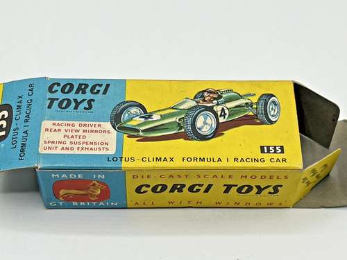 Corgi 155 Lotus Climax F1 Rennwagen grün in OVP. - Bild 14 von 14