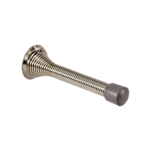 10 Pack Satin Nickel Door Stops Wall Protectors Heavy Duty Door Stoppers - Picture 9 of 10