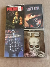 Sci-Fi/Horror 4 DVD Lot Predator / Rollerball / T2 & They Live