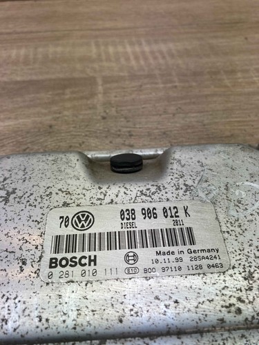 038906012K 0281010111 Volkswagen Golf Bora Motor ECU Modul Einheit 70 Bosch - Bild 5 von 7