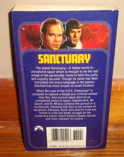 STAR TREK: 1992-1993 Pocket Books #59, 60, 61, 62, 63-Ice Trap-Sanctuary-SUPERB! - Picture 14 of 24