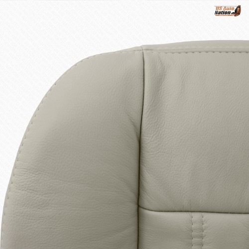 2004 Lincoln Aviator DRIVER & PASSENGER Bottom Synthetic Leather Seat Cover Tan - Picture 2 of 11