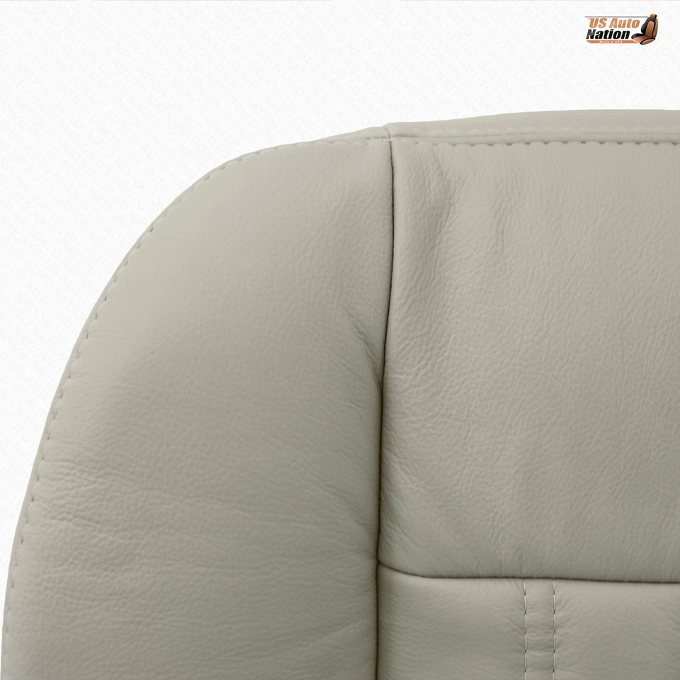 Lincoln Aviator 2004 conductor y pasajero inferior cuero sintético cubierta de asiento bronceado Foto 2 de 4