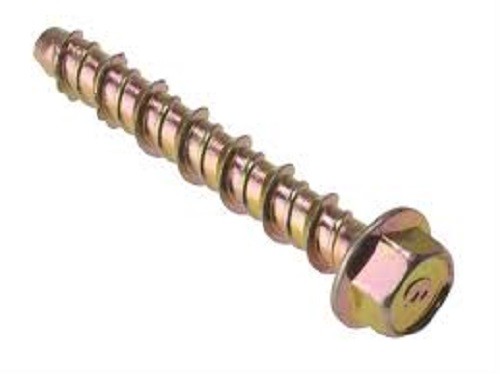 Lightning Thunderbolt Hex Head Bolt Concrete Fixing M6 X 75mm YZP Pack Of 10 - Picture 1 of 1