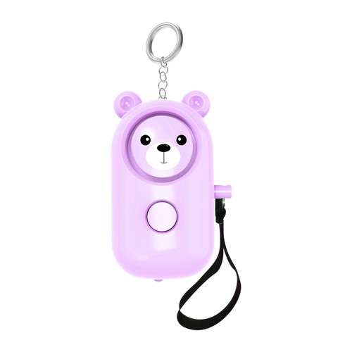 Personal Alarm for Self Defense Keychain Alert Device Siren Ring with Led Light - Picture 15 of 17