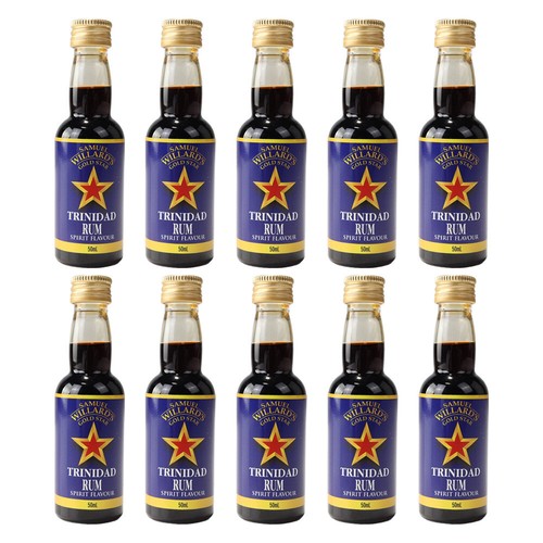 10X Samuel Willards Gold Star Trinidad Rum 50ml Essence Makes 2.25L Home Brew - Picture 1 of 4