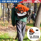 52Cc Backpack Petrol Leaf Blower Vacuum Handheld Commercial Garden Tool 2.3Hp Us