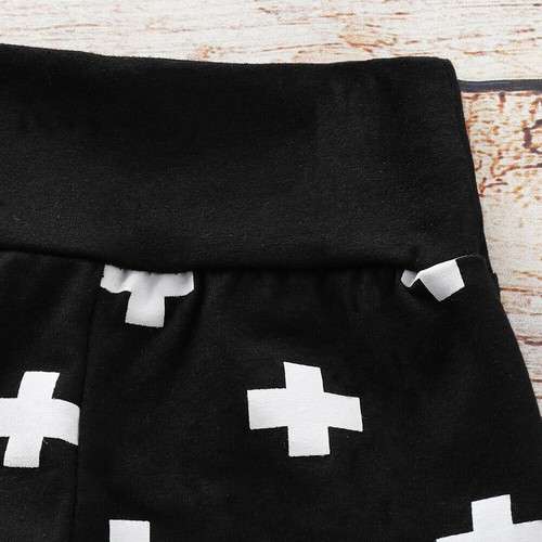 Newborn Boy Clothes Little Baby Outfit Letter Print Romper Pants Hat Set - Picture 4 of 5