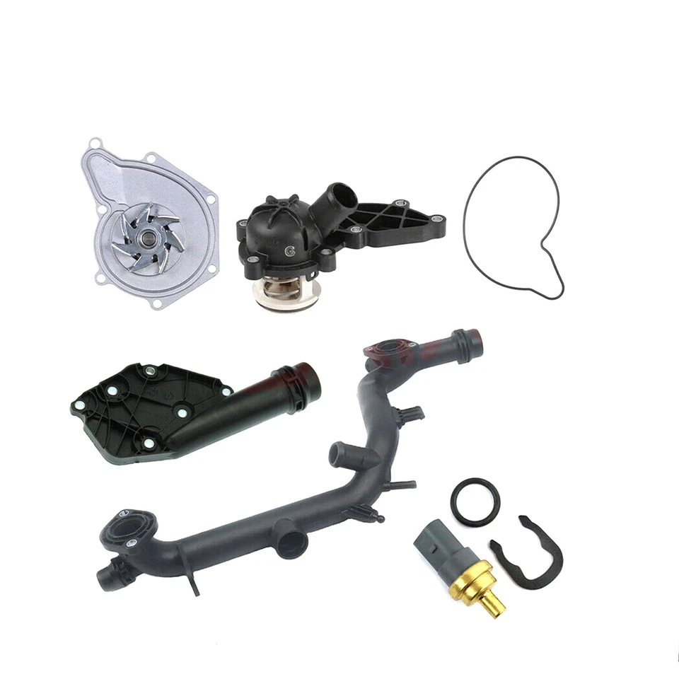 Kit de sistema de refrigeración 06E121018B para Audi A4 Quattro A5 Quattro Q5 V6 06E121168B Foto 2 de 4