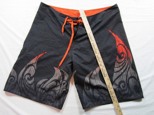 Camisas Crazy Hawaii Tablero Hombre 36 Negro Bolsillo Tribal Gris Naranja Surf Playa - Imagen 8 de 8
