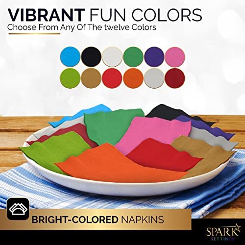 Big Party Pack 40 Count White Dinner Napkins Tableware Ideal For Wedding Party B - Picture 2 of 7