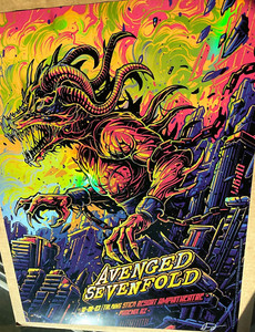 ALAN FORBAS】Avenged Sevenfold ポスター ALAN FORBAS】Avenged