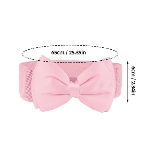 Women Ladies Wide Fashion Belt with Buckle Waist Belt Stretch Elastic Gift. N7Q2 - Picture 22 of 30