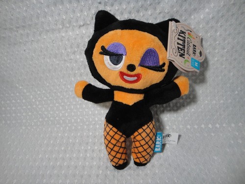 Bark Box Halloween Catsuit Kätzchen Plüsch M Hundespielzeug Knistern Quietscher Orange Katze