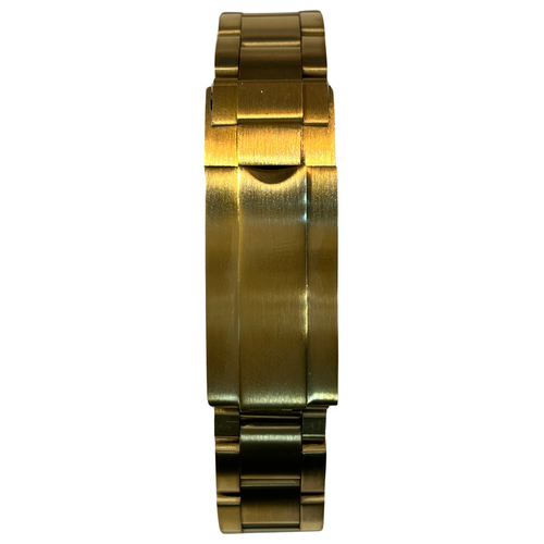20mm Oyster Style Brushed Metal Watch Bracelet with Glide Lock Style Clasp - Picture 15 of 23