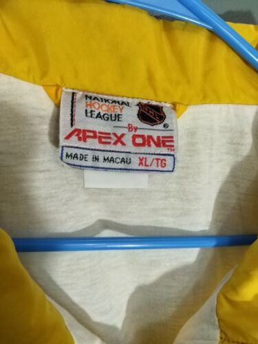 Vintage 1990's Pittsburgh Penguins NHL Apex One Size XL Nylon Jacket - Picture 4 of 11