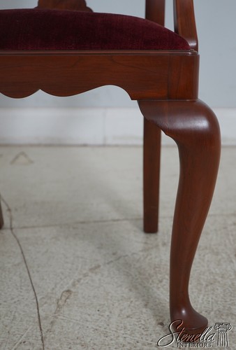 L65570EC: Set of 6 HENKEL HARRIS Model 109 Cherry Dining Room Chairs - Picture 13 of 24